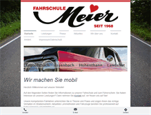 Tablet Screenshot of fahrschulemeier.de